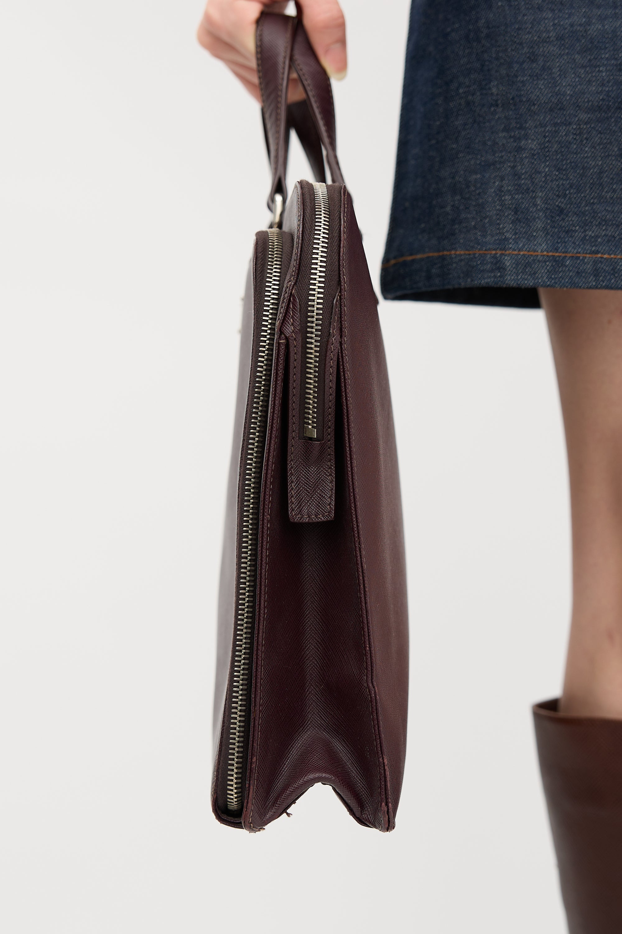 Prada Saffiano Leather Briefcase