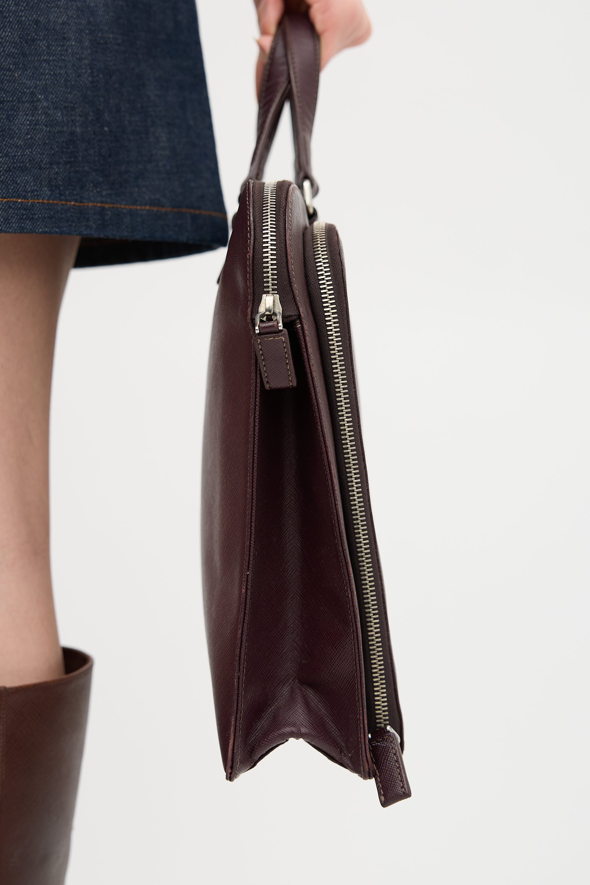 Prada Saffiano Leather Briefcase