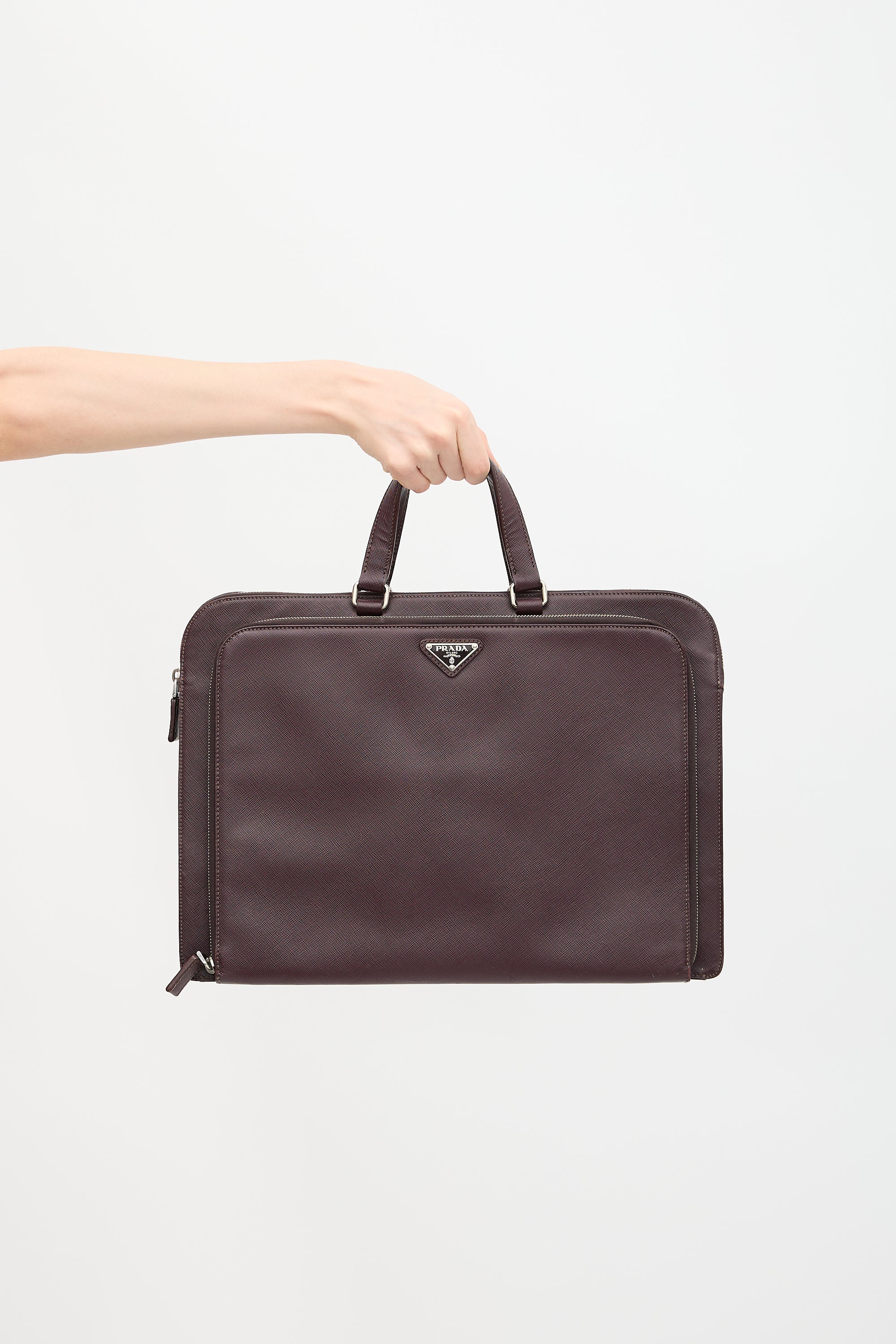 Prada Saffiano Leather Briefcase