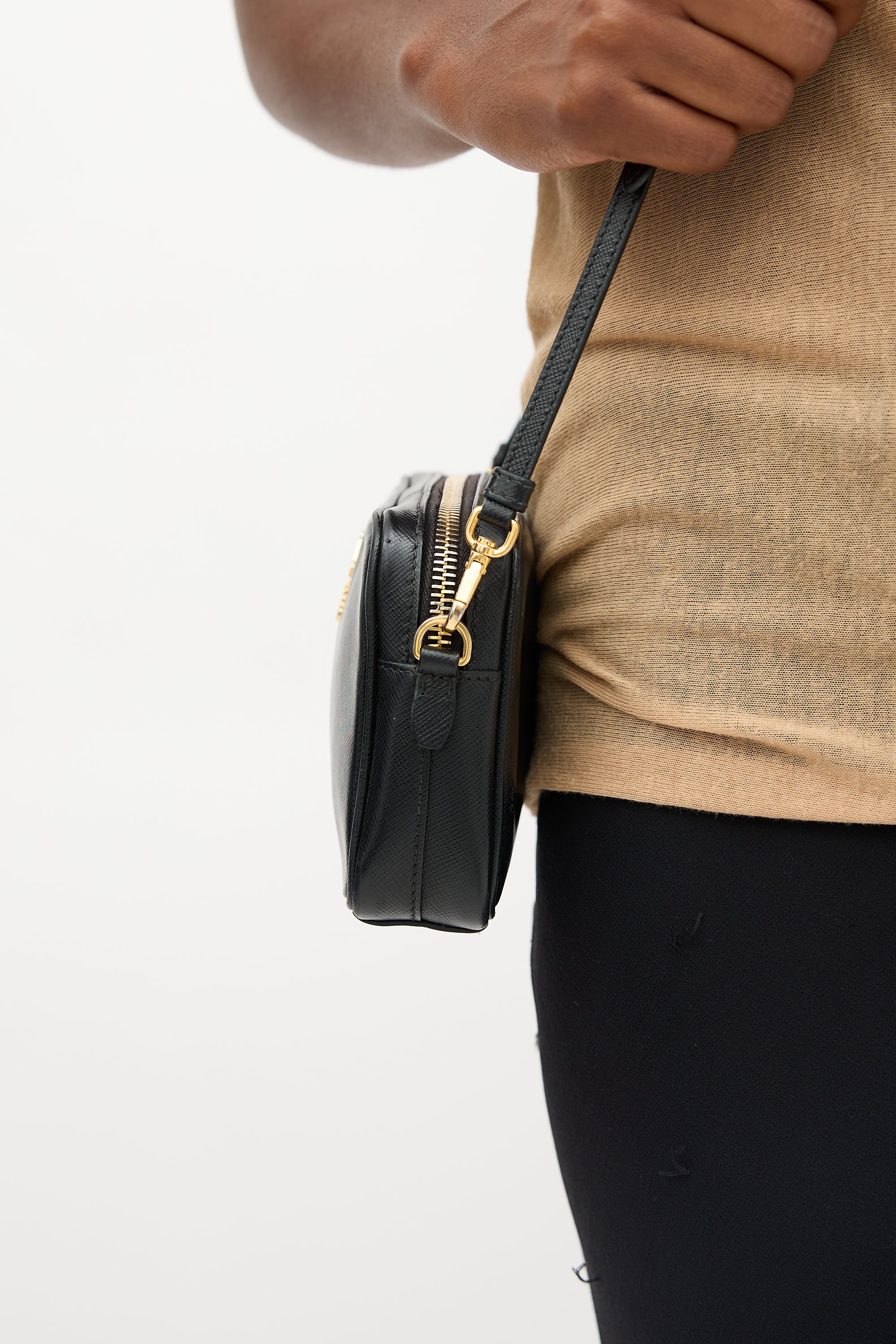 Prada Saffiano Leather Camera Bag