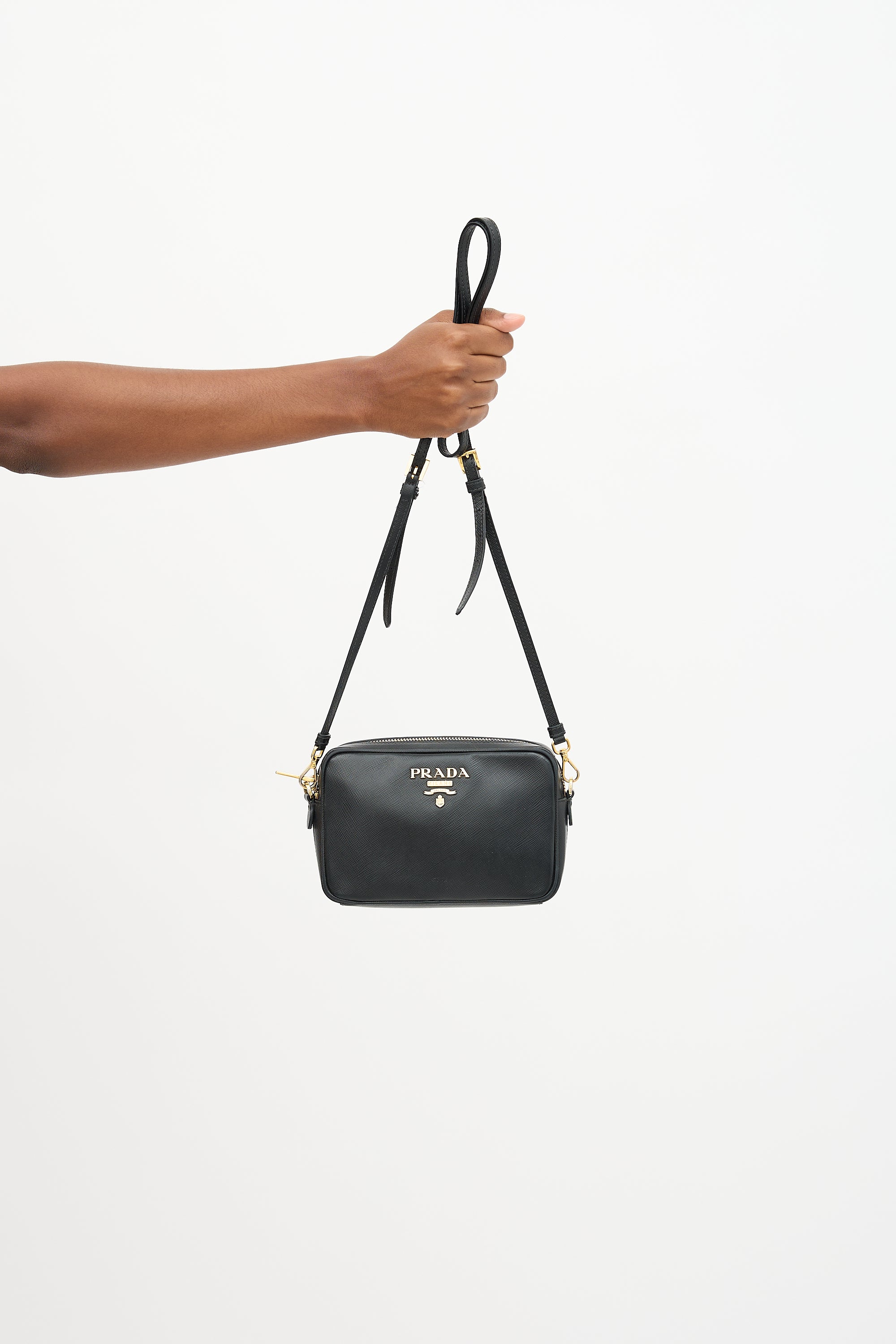 Prada Saffiano Leather Camera Bag