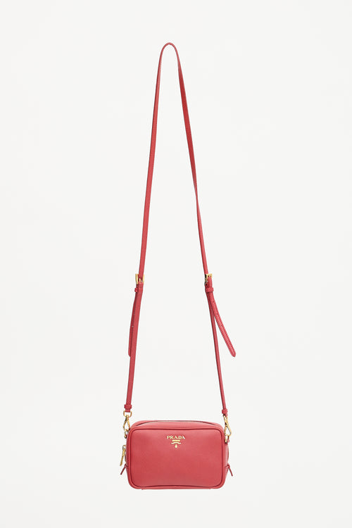 Prada Saffiano Leather Mini Camera Bag