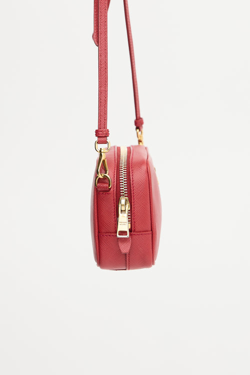 Prada Saffiano Leather Mini Camera Bag