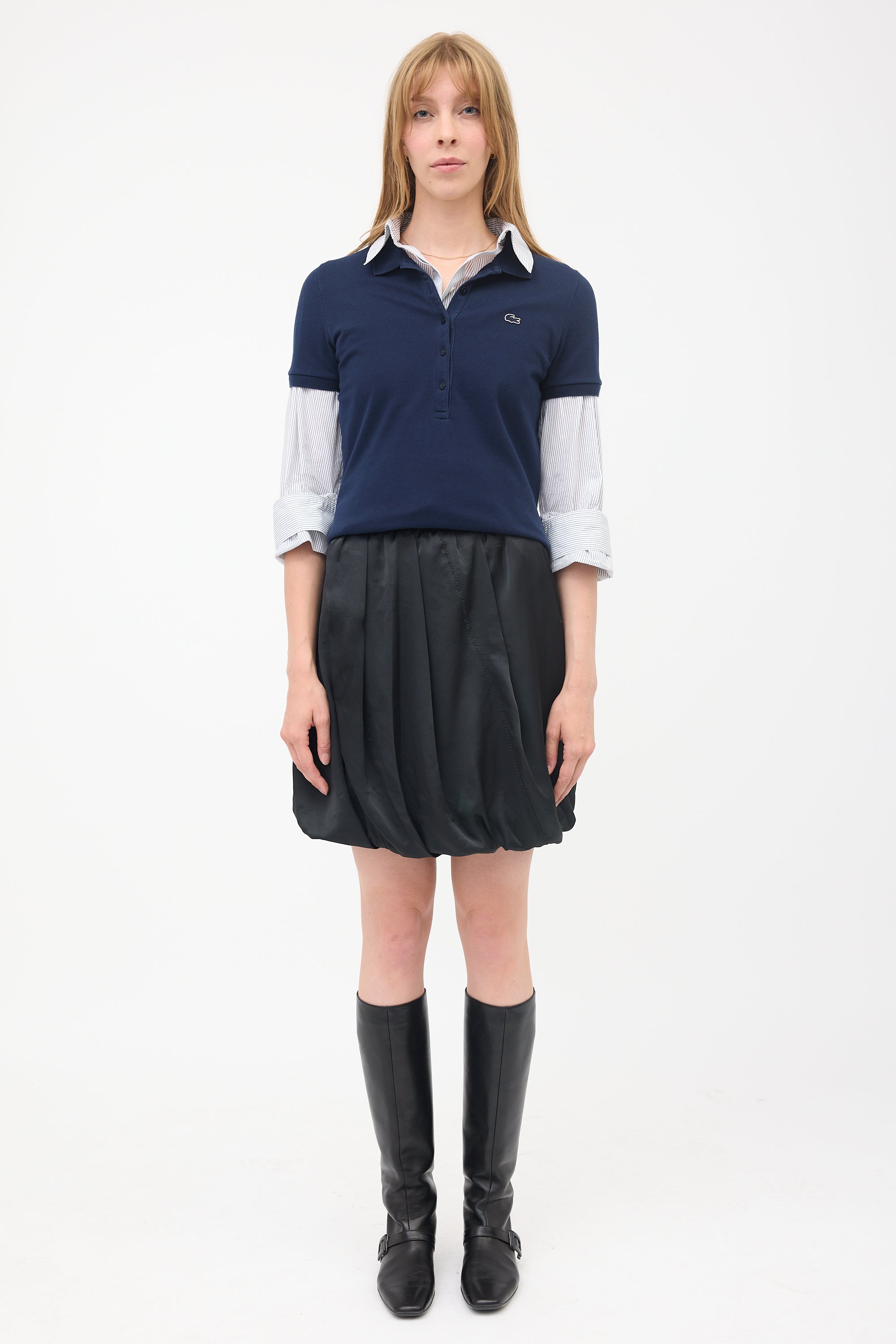 Prada Satin Bubble Skirt
