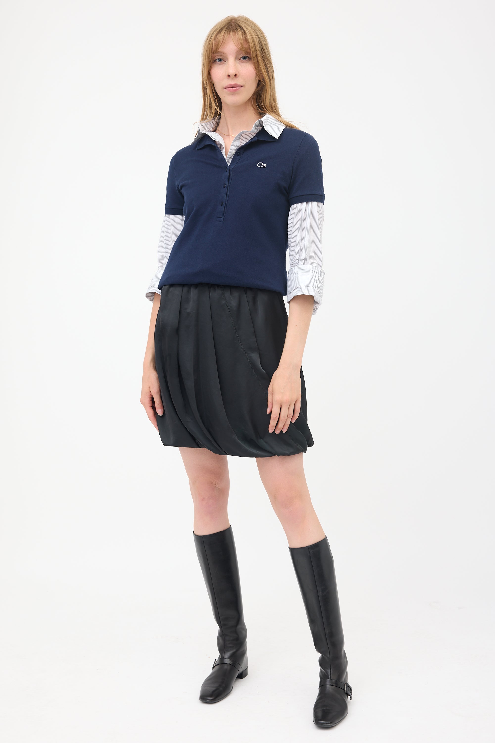 Prada Satin Bubble Skirt