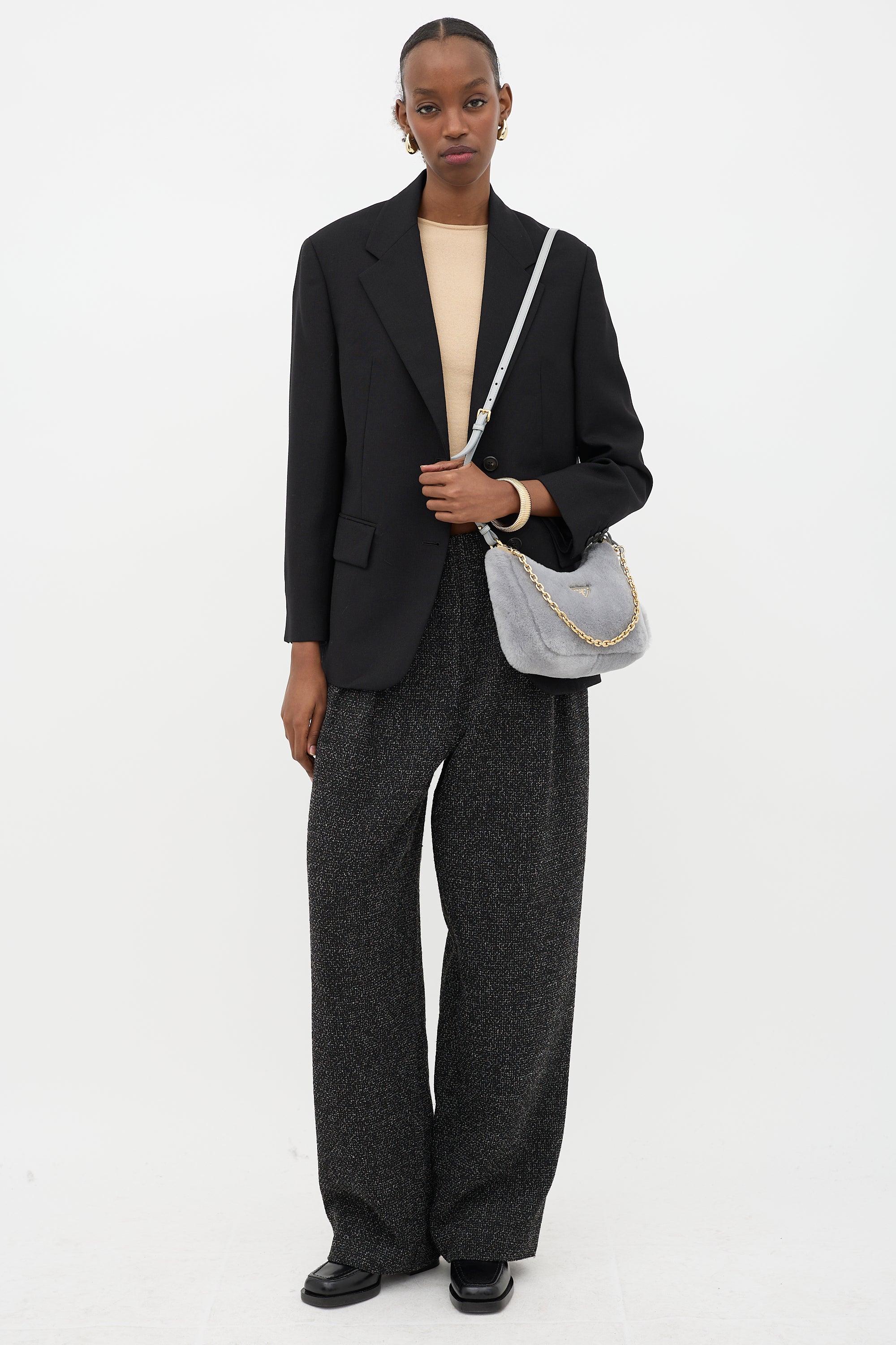Prada Shearling Re-Edition Bag