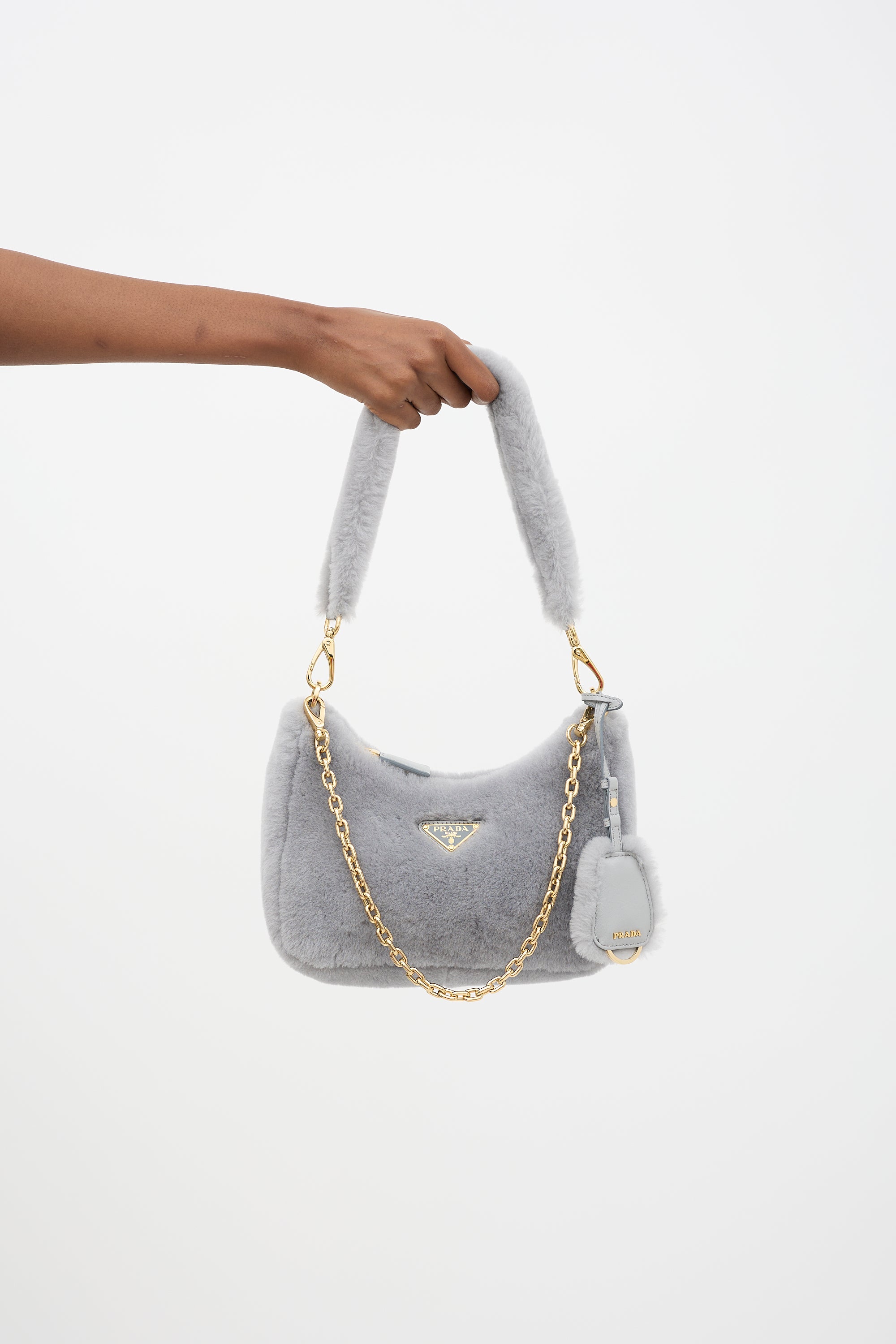 Prada Shearling Re-Edition Bag