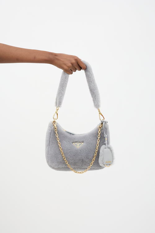 Prada Shearling Re-Edition Bag