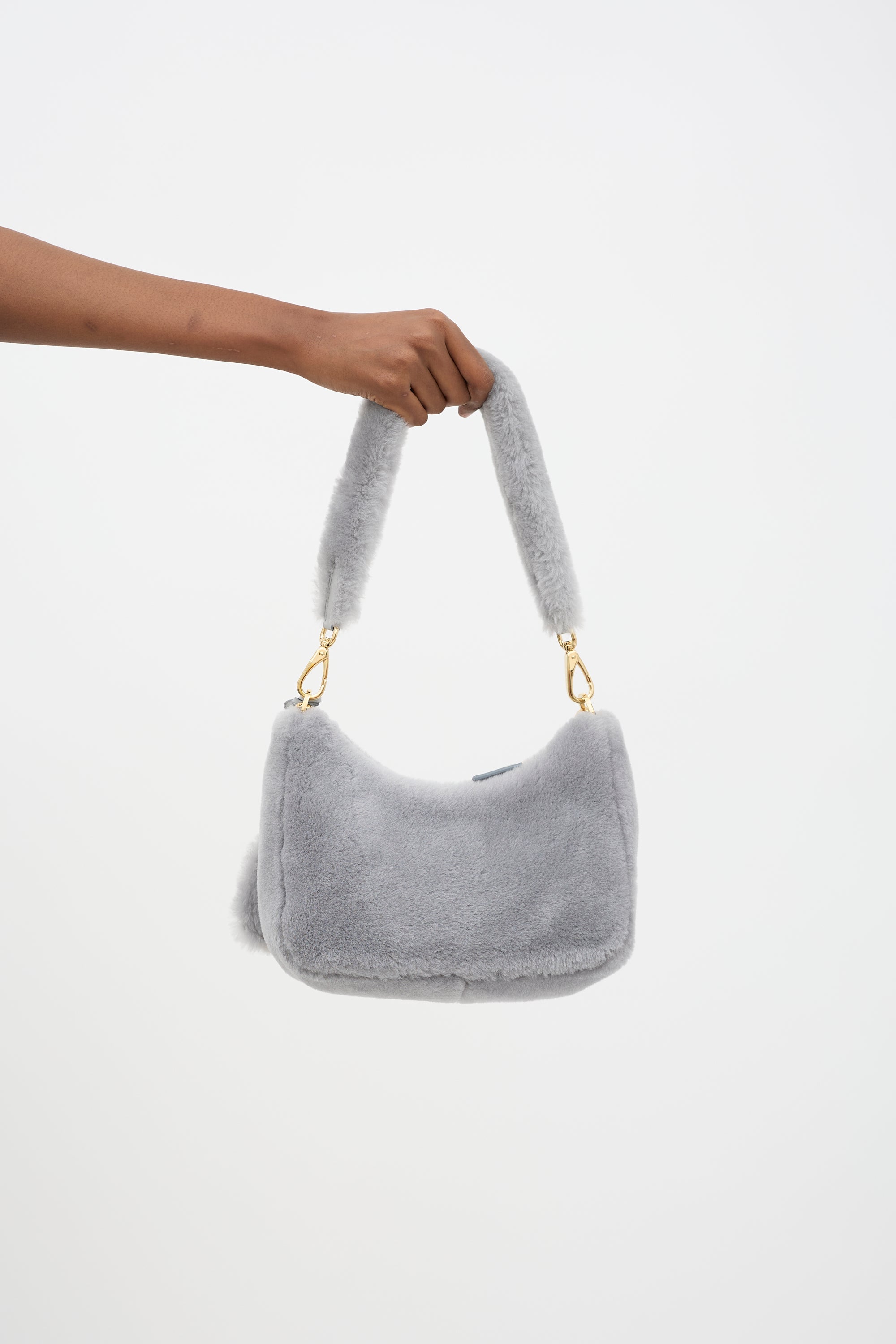 Prada Shearling Re-Edition Bag