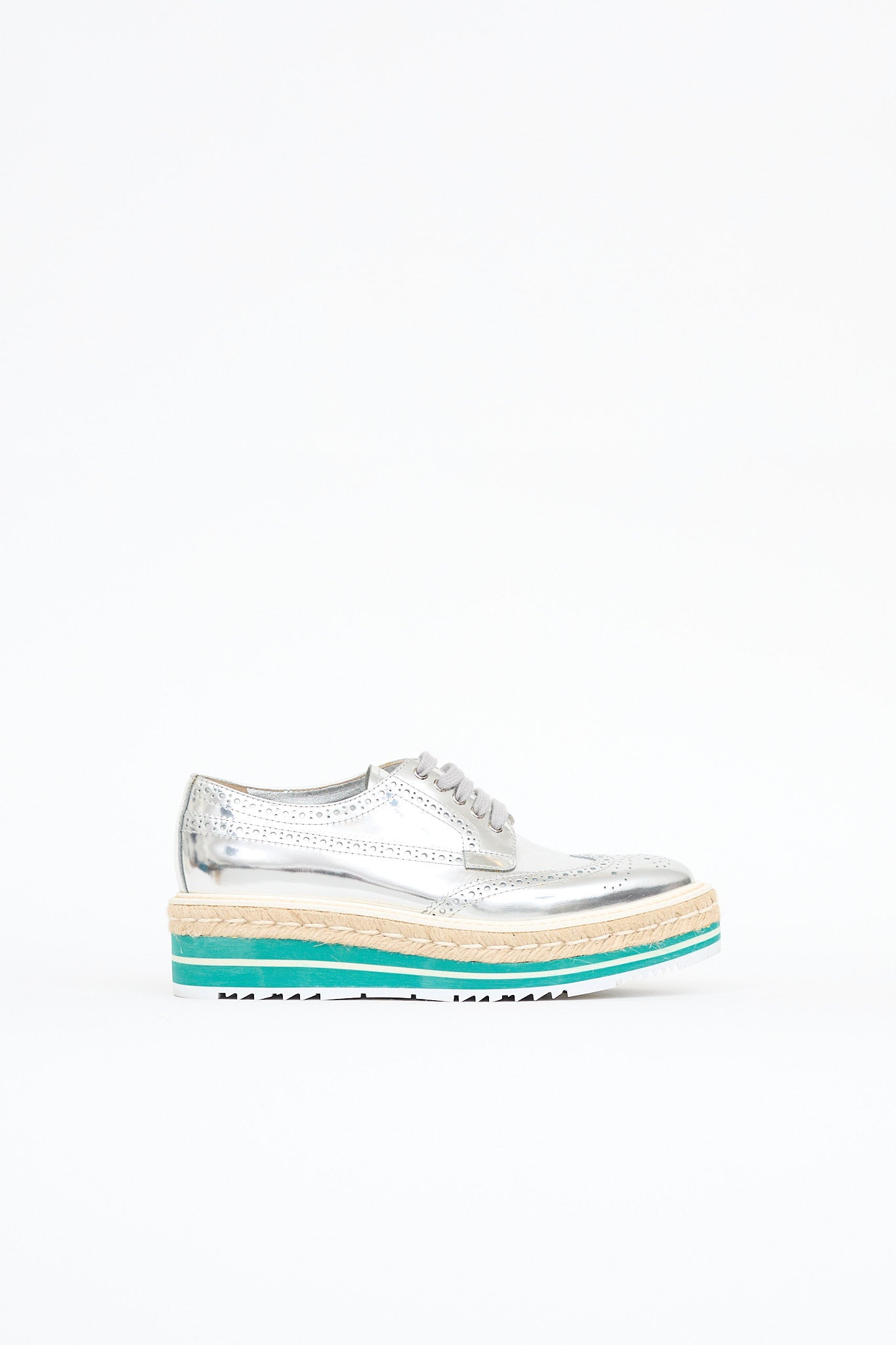 Prada Platform Brogue Oxford