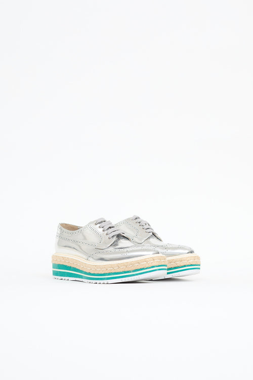 Prada Platform Brogue Oxford