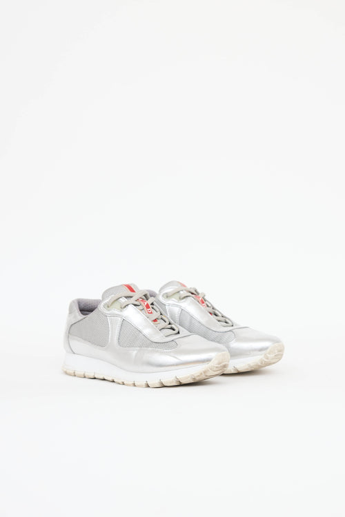 Prada Sport Metallic Sneaker