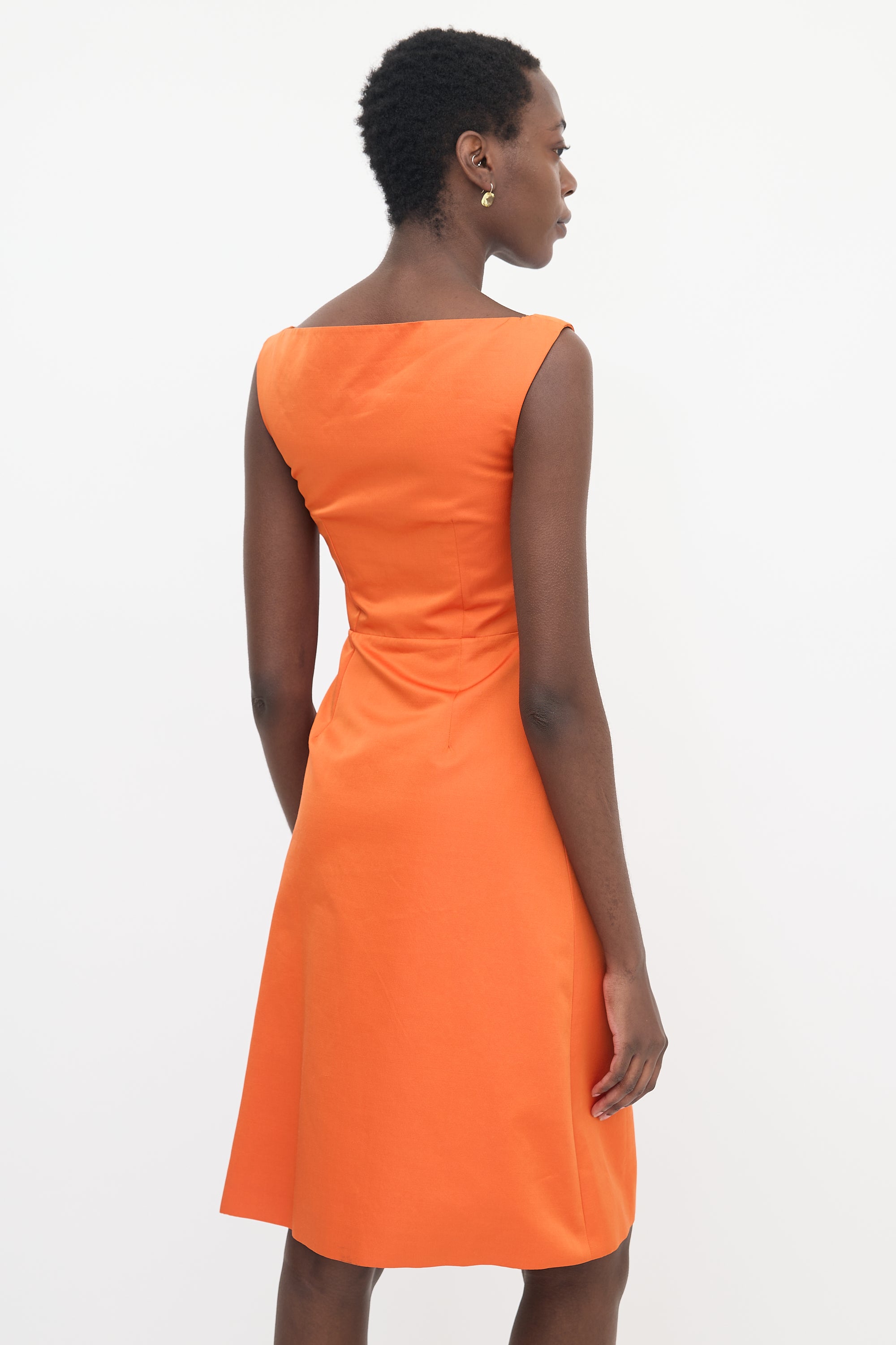 Prada Special Edition Wool Wrap Dress