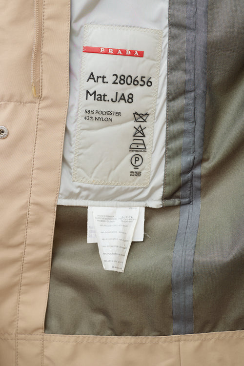 Sport 2000s Kick Pleat Coat