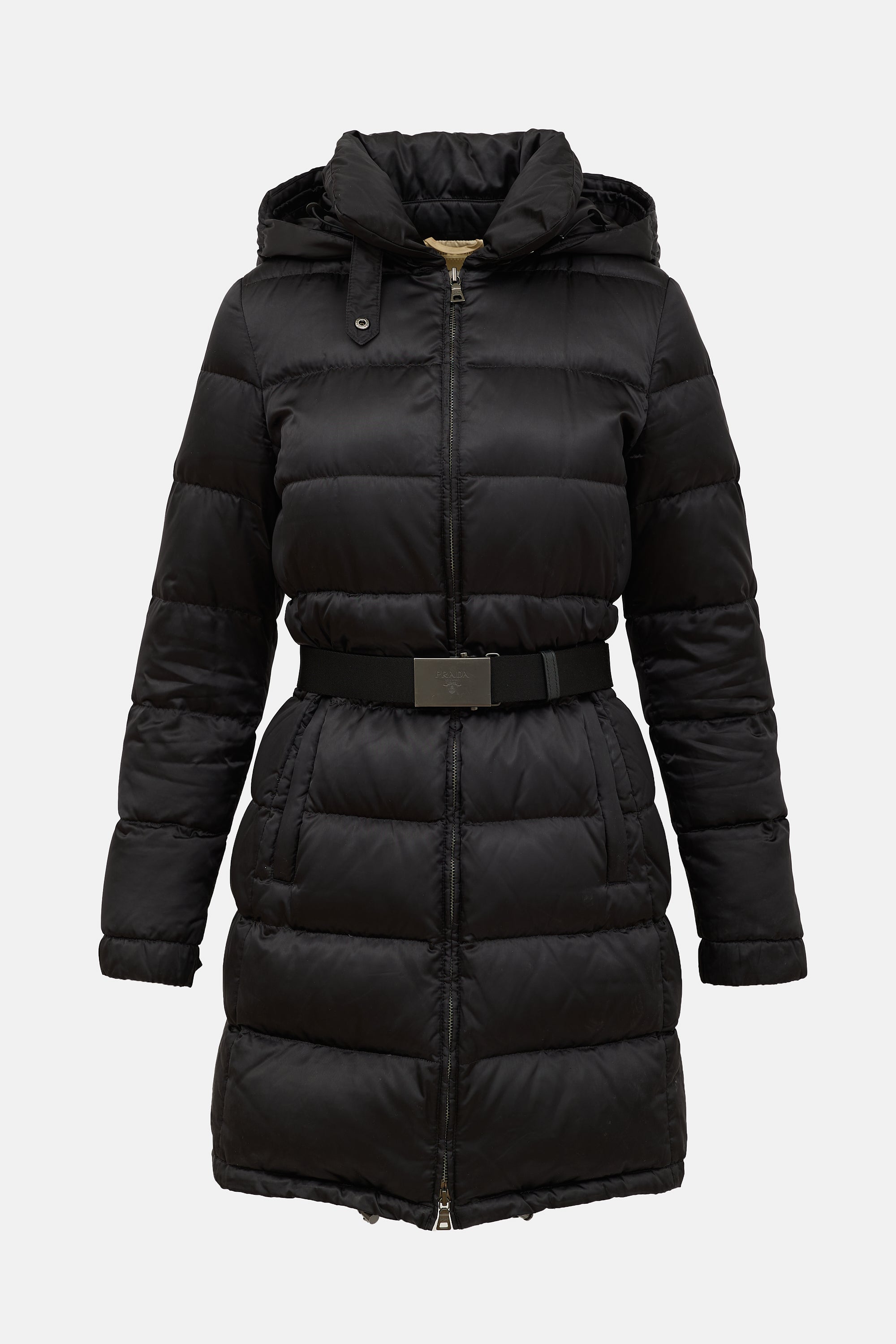 Prada Sport Down Belted Coat