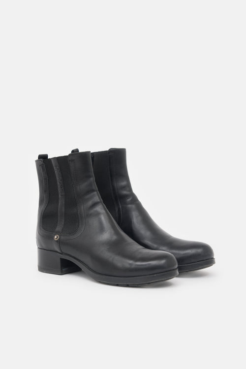 Prada Sport Leather Logo Boot