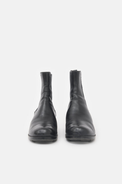 Prada Sport Leather Logo Boot
