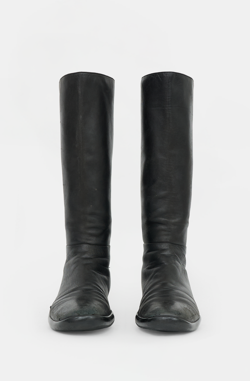 Prada Sport Leather Logo Boot