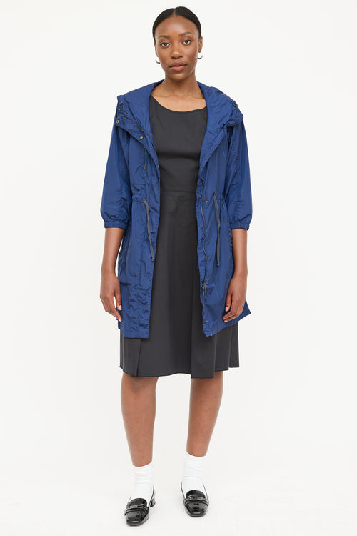 Prada Nylon Hooded Coat