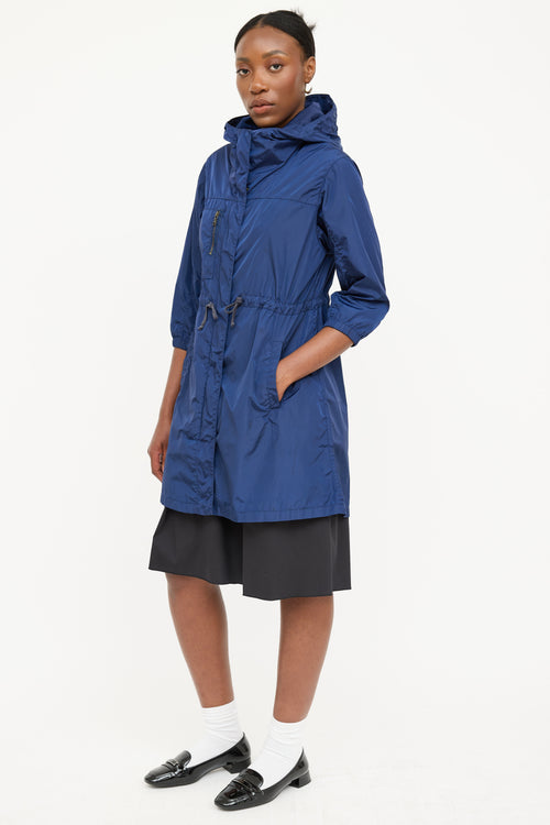 Prada Nylon Hooded Coat