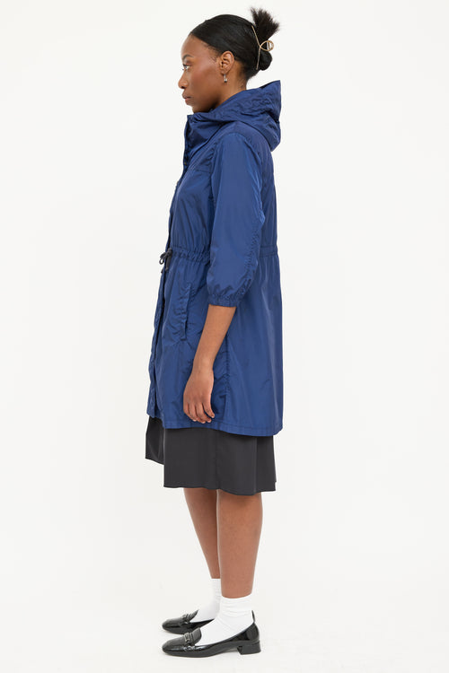 Prada Nylon Hooded Coat