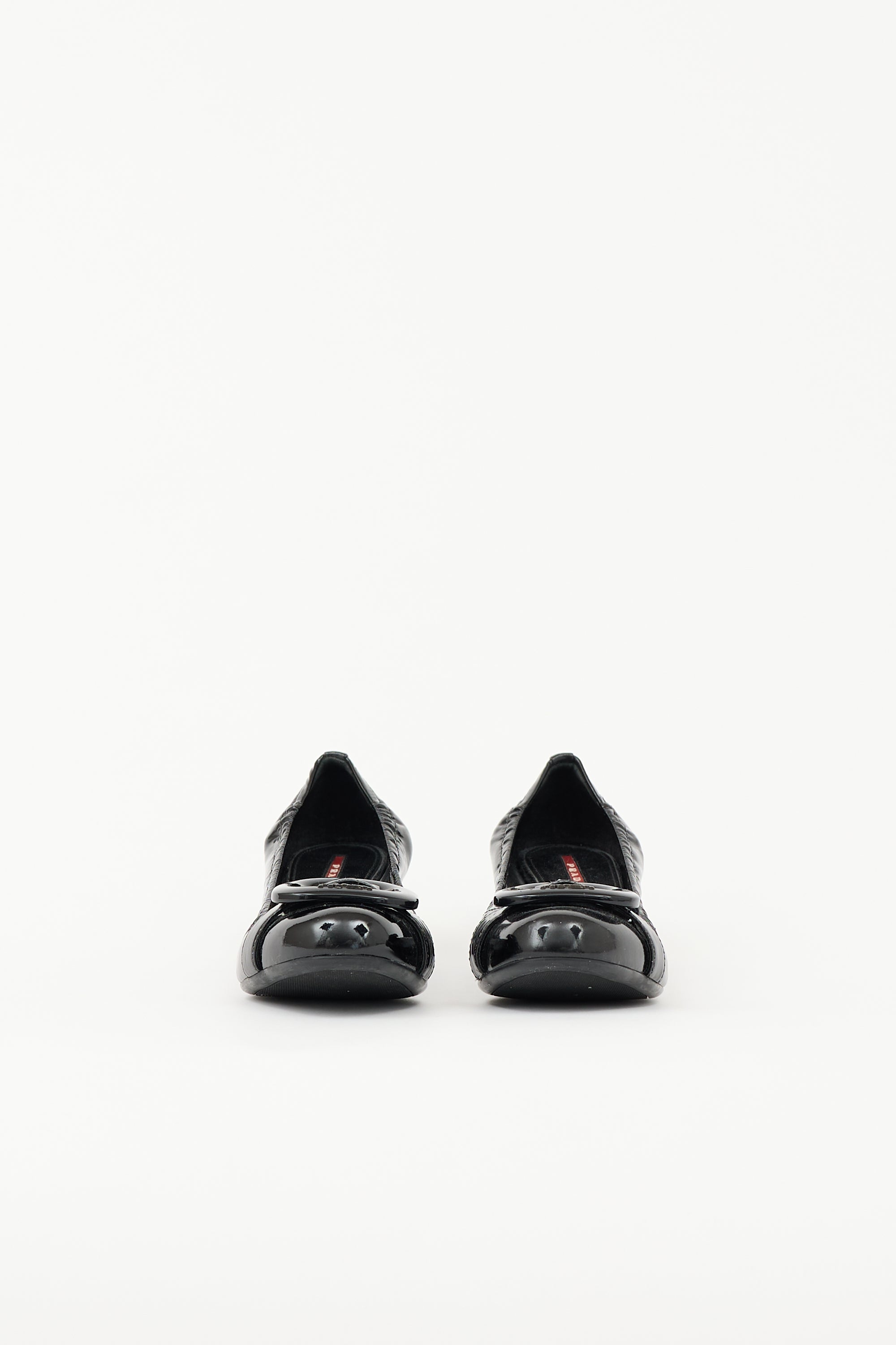 Prada Sport Patent Buckle Pump