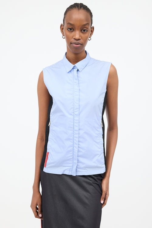Prada Sport Vintage Nylon & Mesh Vest