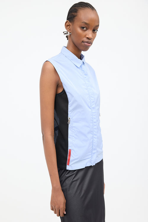 Prada Sport Vintage Nylon & Mesh Vest