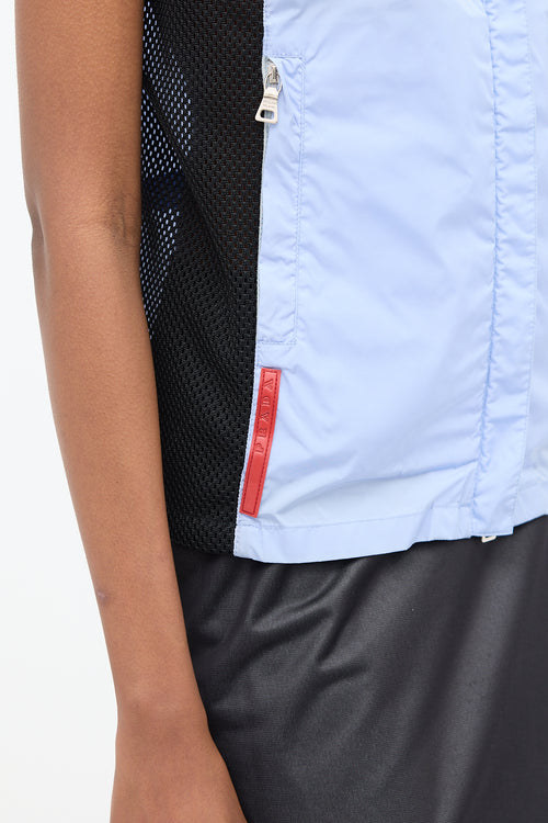 Prada Sport Vintage Nylon & Mesh Vest