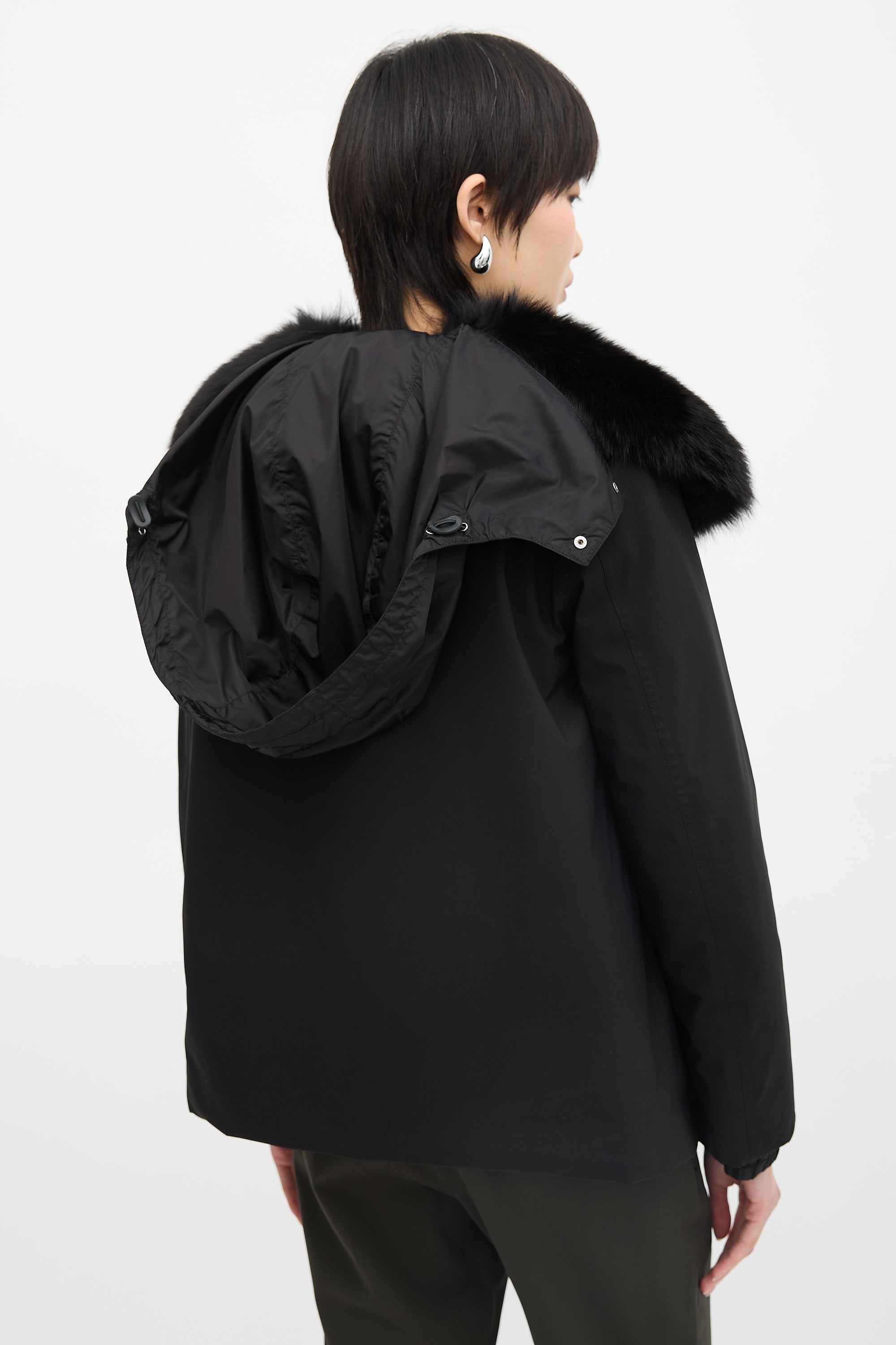 Prada Sport 2008 Fur Collar Jacket