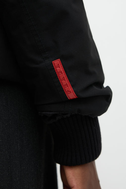 Prada Sport Fur Collar Jacket