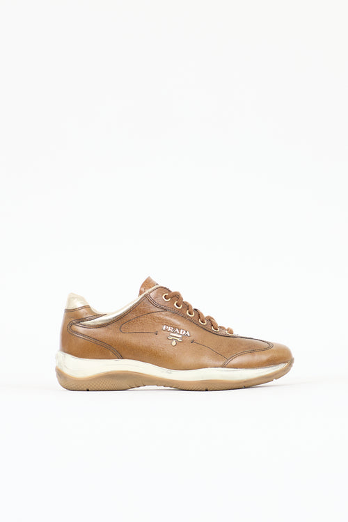 Prada Sport Leather Sneaker
