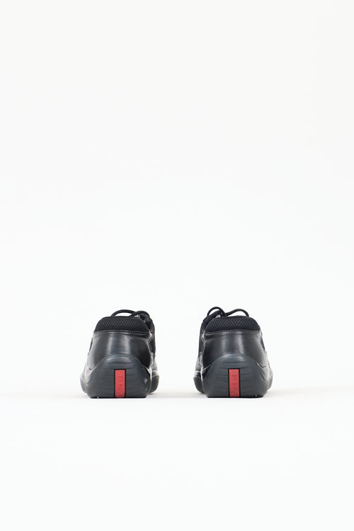 Prada Sport Leather & Mesh Sneaker
