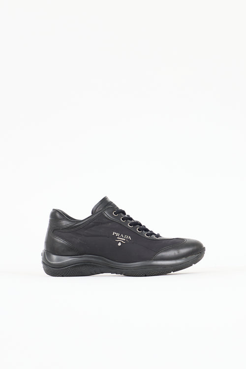 Prada Sport Leather & Nylon Sneaker