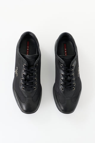 Prada Sport Leather & Nylon Sneaker