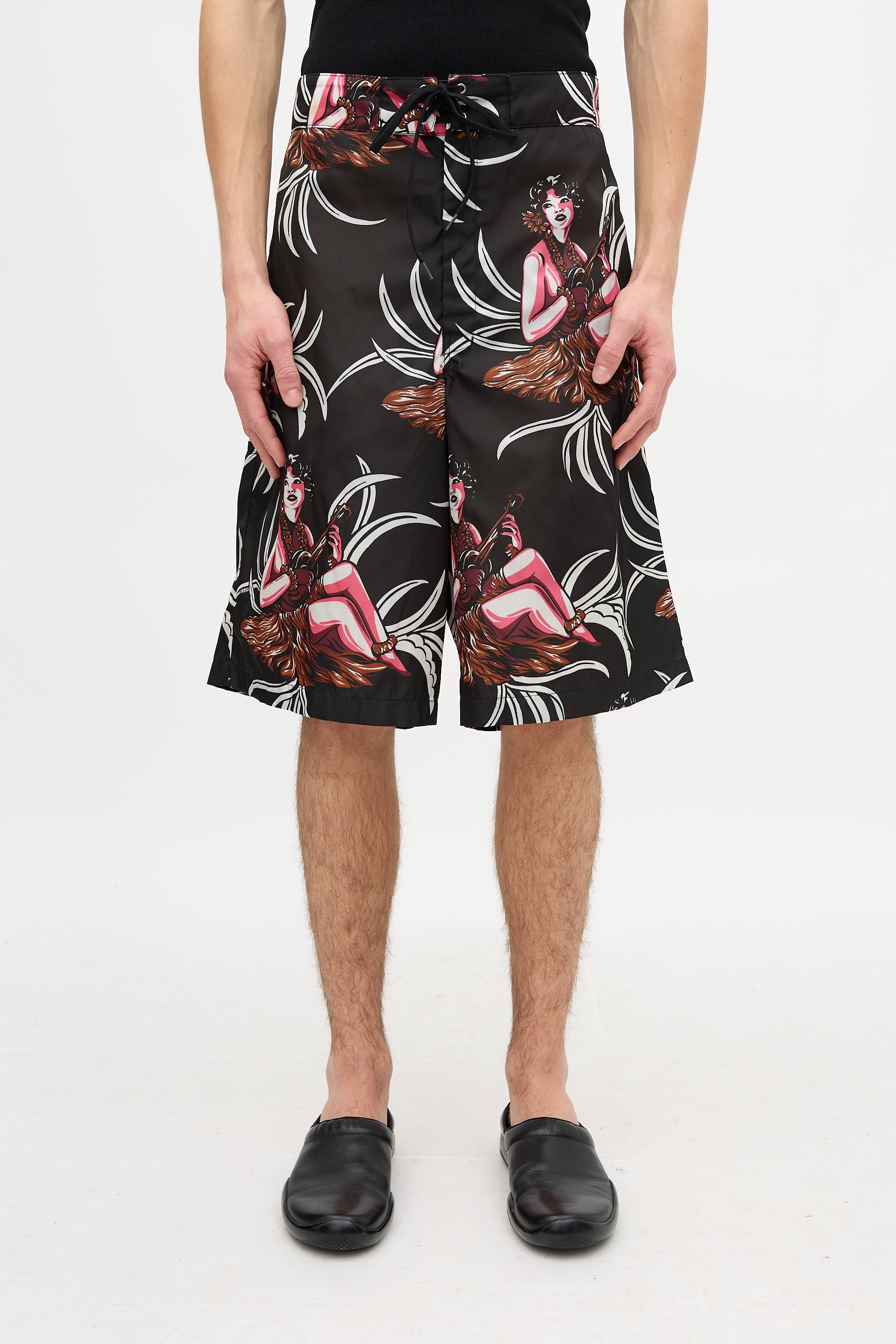 Prada Spring 2014 Printed Swim Shorts