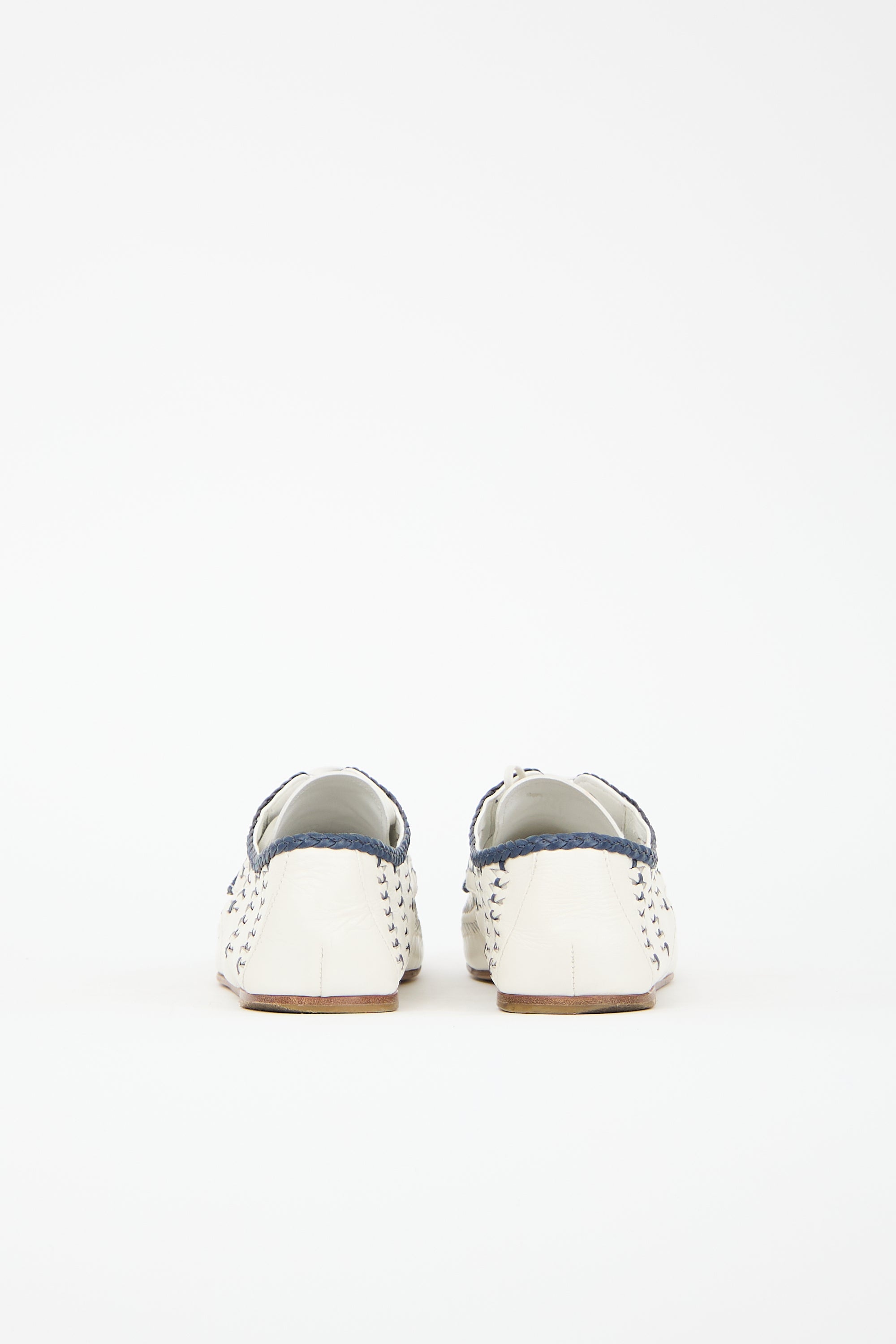Prada Spring 2020 Braided Leather Derby
