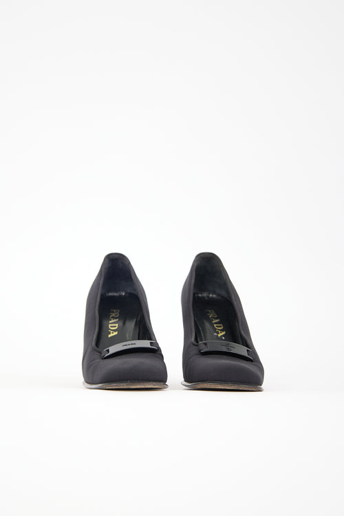 Prada Logo Pump