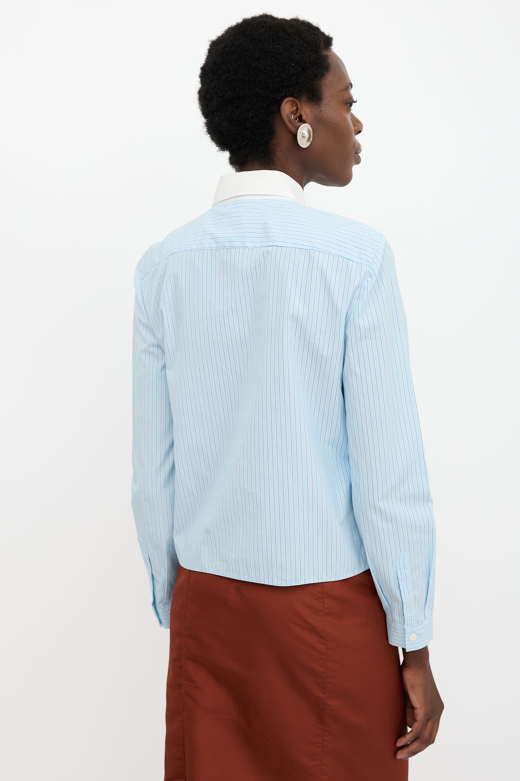 Prada Stripe & Gem Shirt
