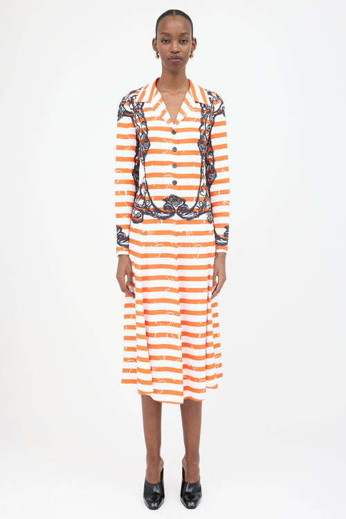 Prada SS 2011 Twill Stripe Dress