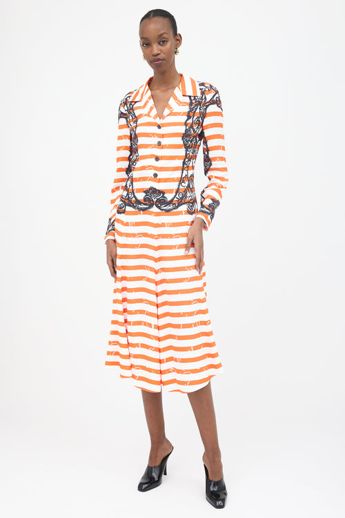 Prada SS 2011 Twill Stripe Dress