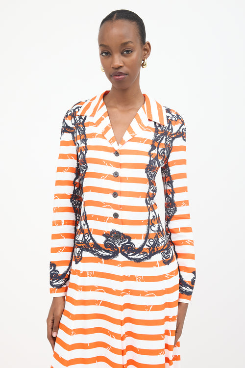 Prada SS 2011 Twill Stripe Dress