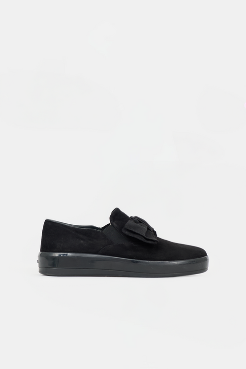 Prada Suede Bow Sneaker