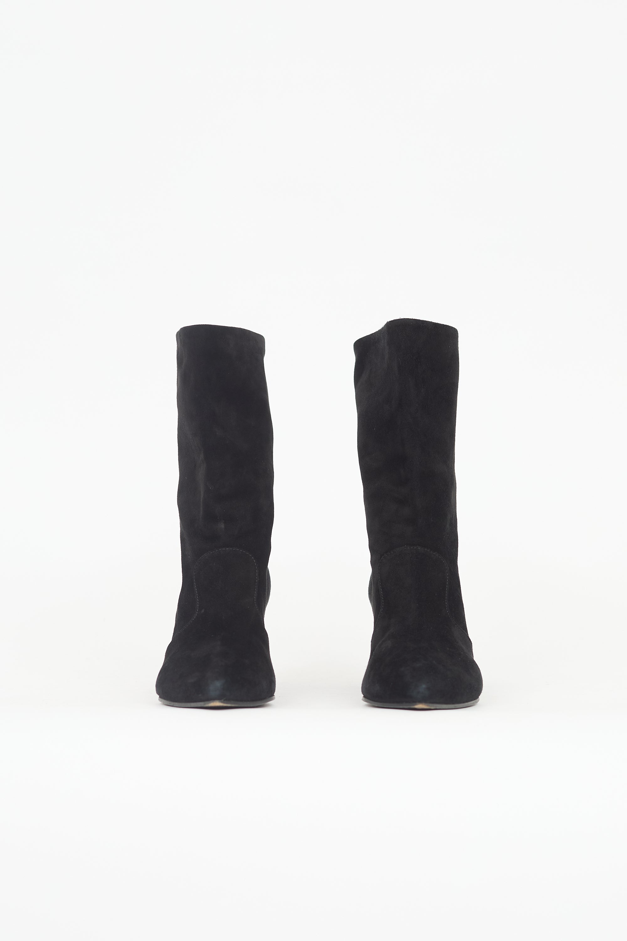 Prada Suede Calf Boot
