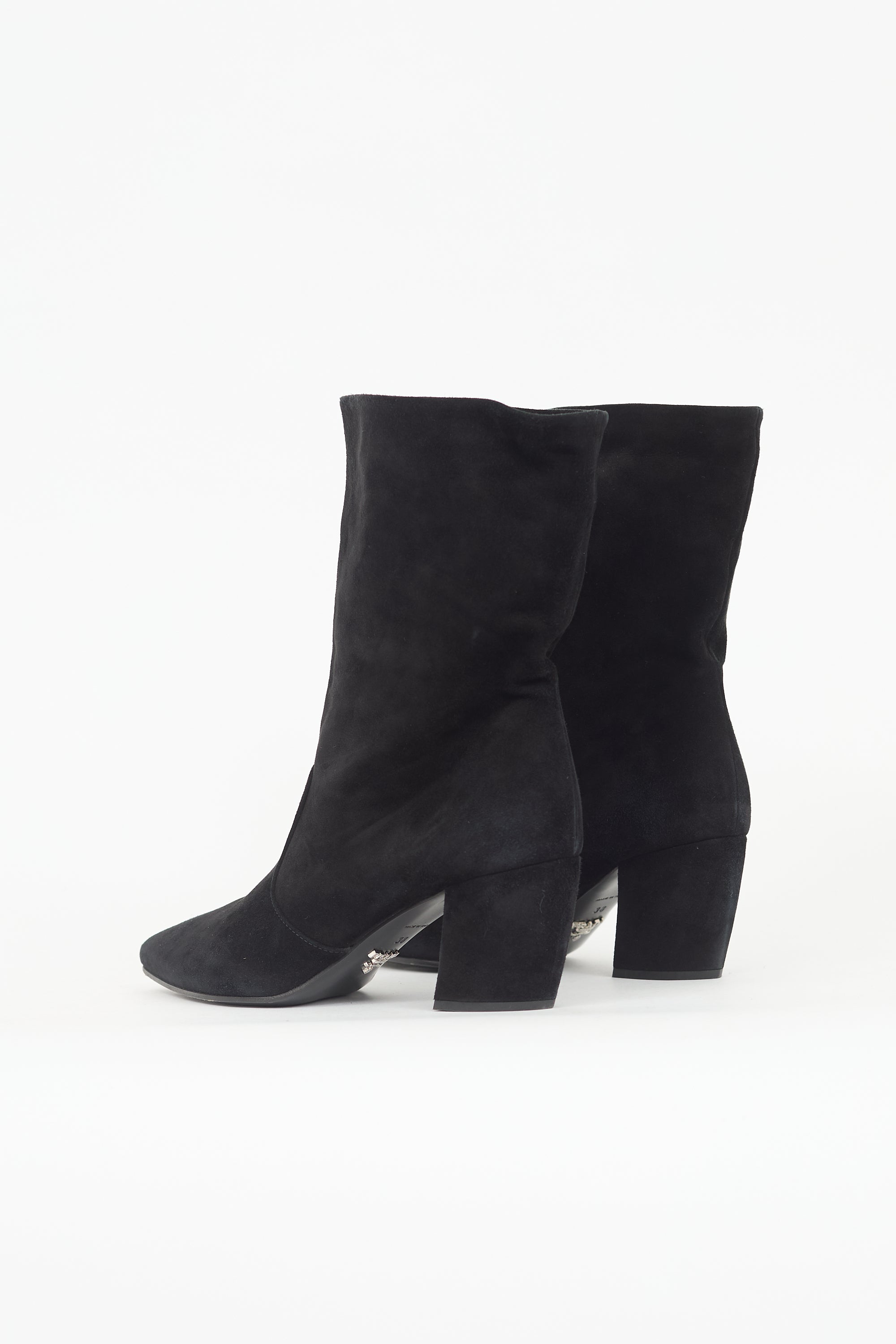 Prada Suede Calf Boot