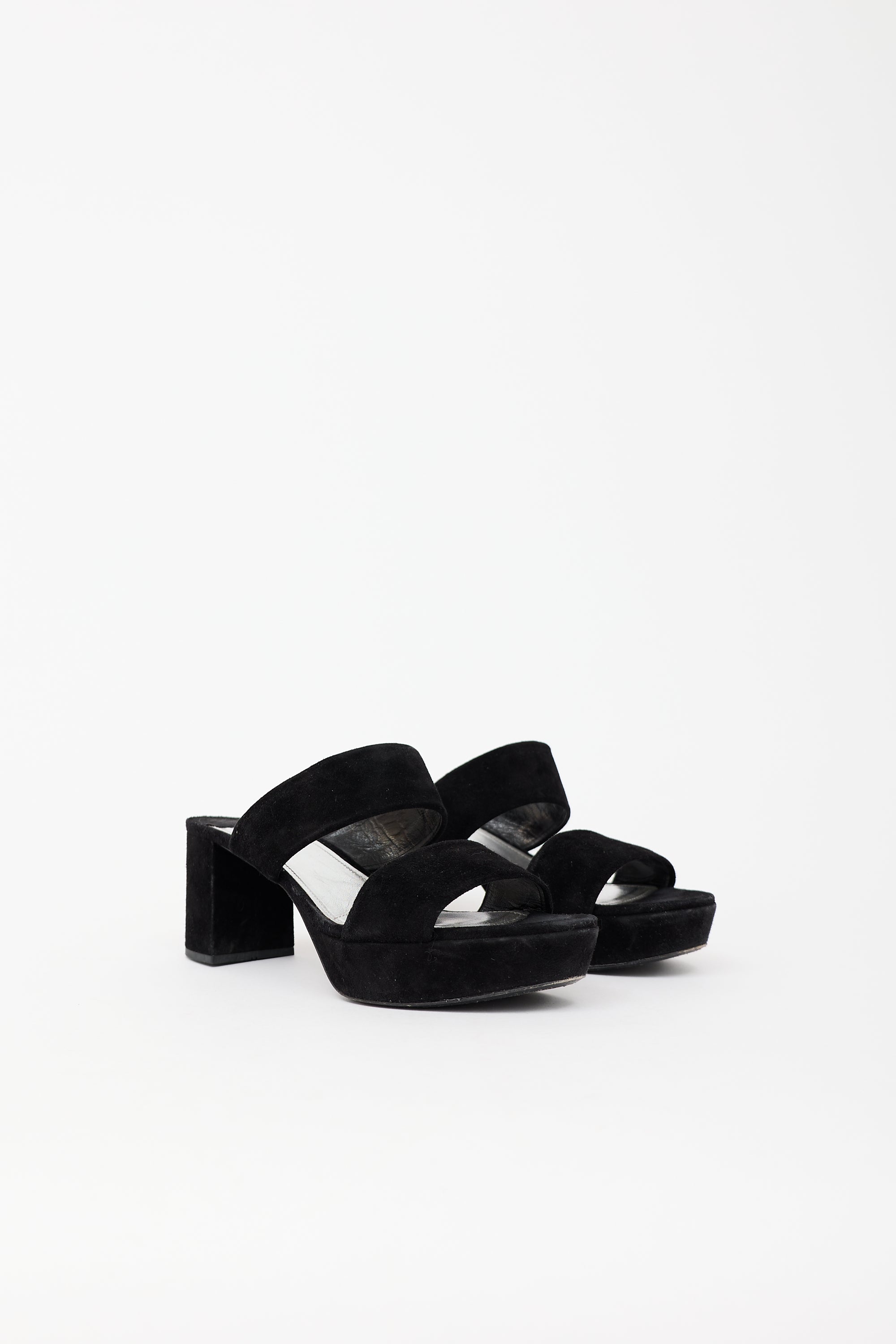 Prada Suede Platform Sandal