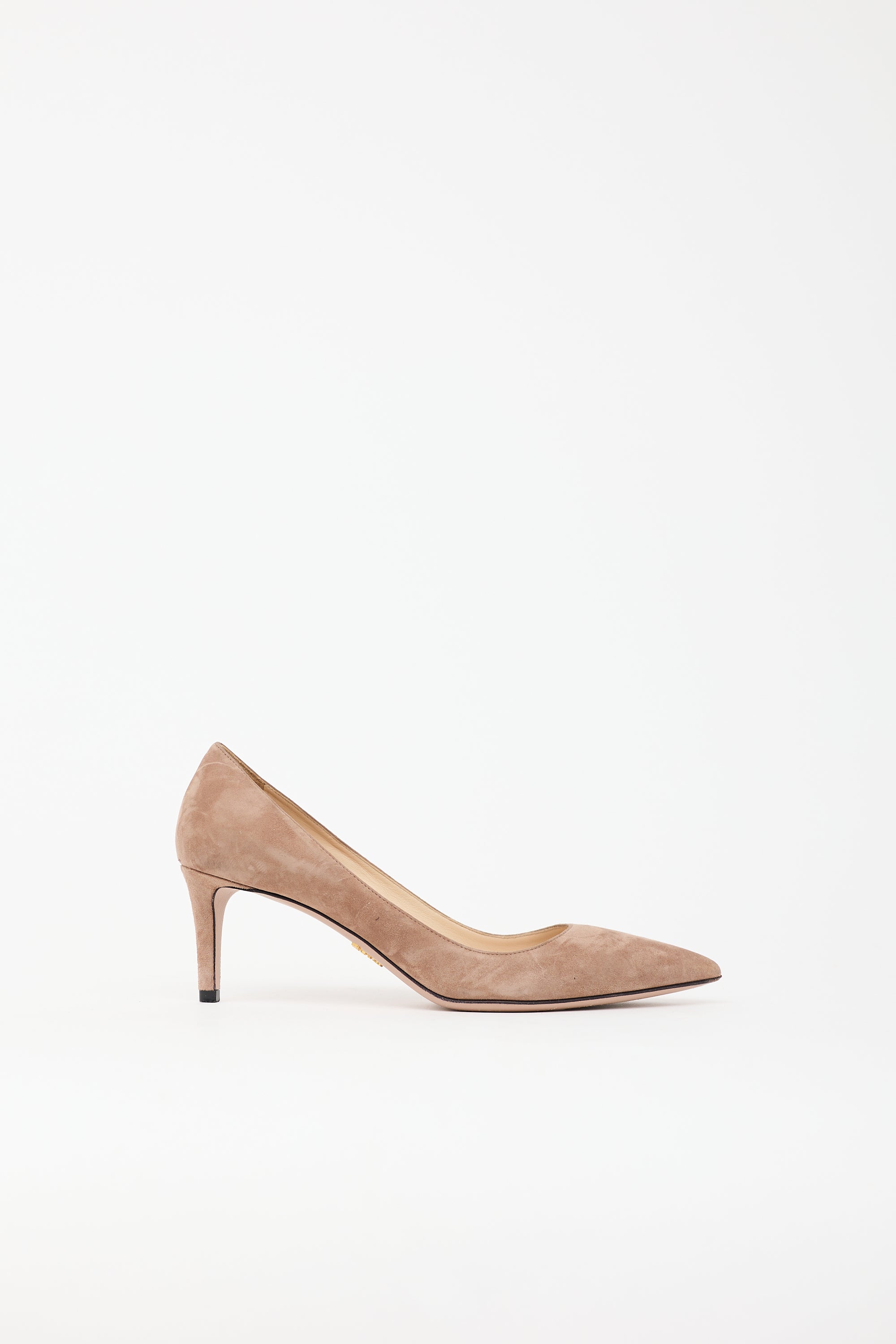 Prada Suede Pointed Pump