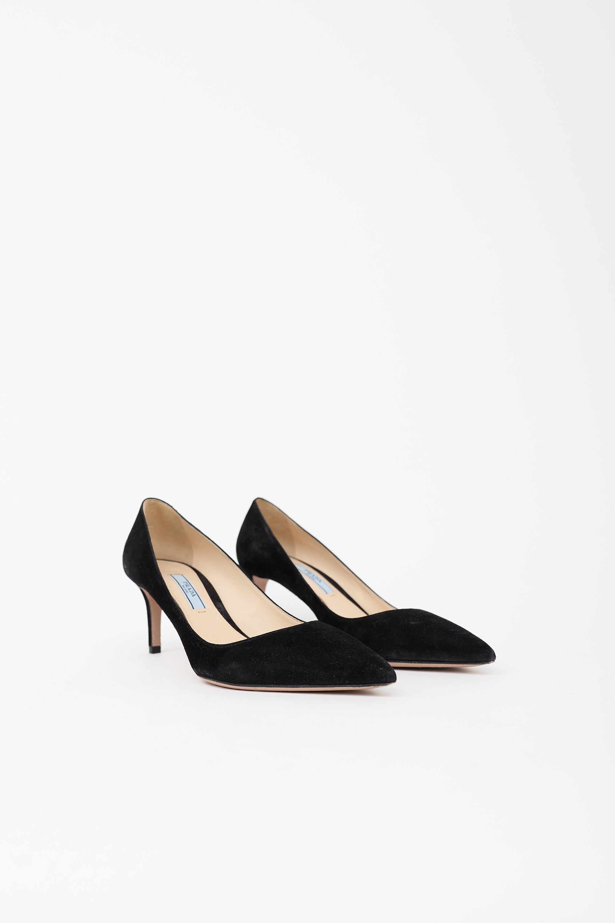 Prada Suede Pointed Pump
