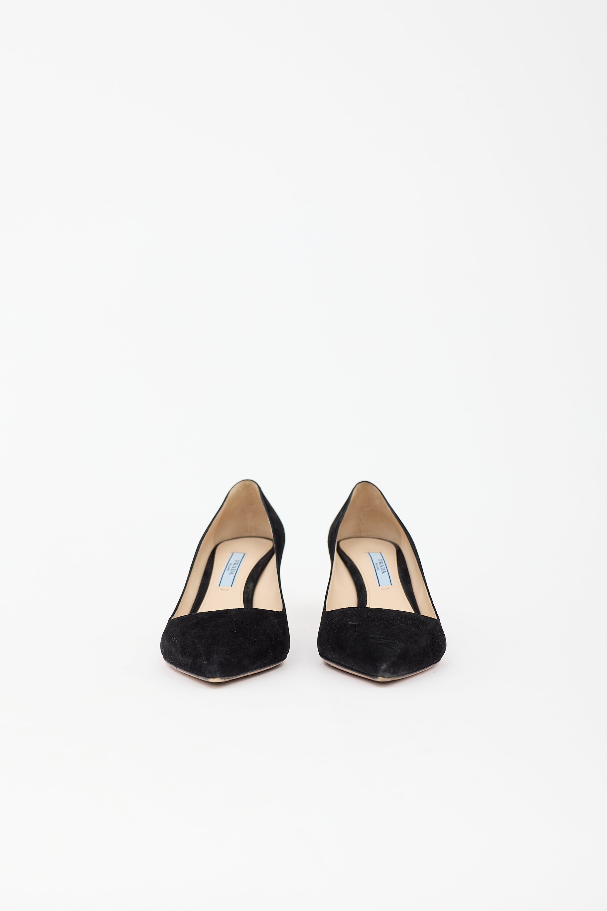 Prada Suede Pointed Pump