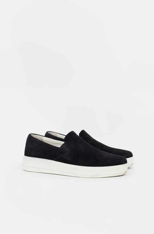 Prada Suede Slip On Sneaker
